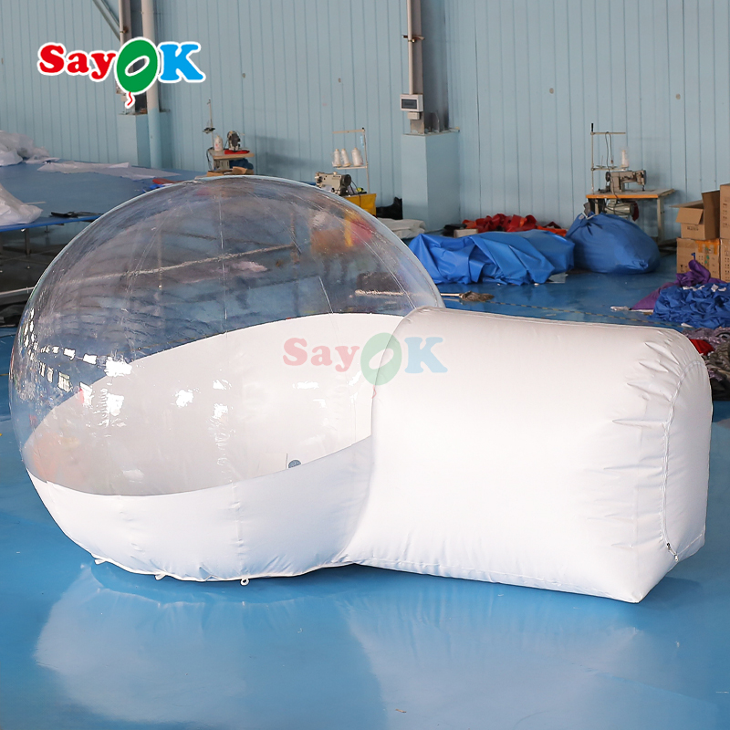 transparent inflatable bubble house